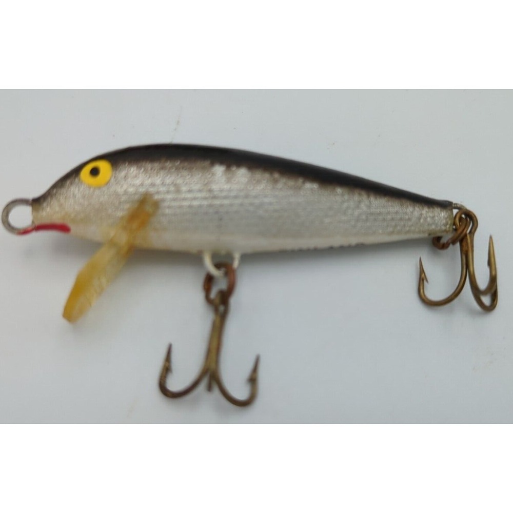 Original‎ Rapalla Handpainted Finland Floating Minnow Wobbler 2" 5cm 5S Silver